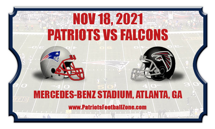 2021 Patriots Vs Falcons