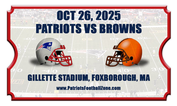 2025 Patriots Vs Browns