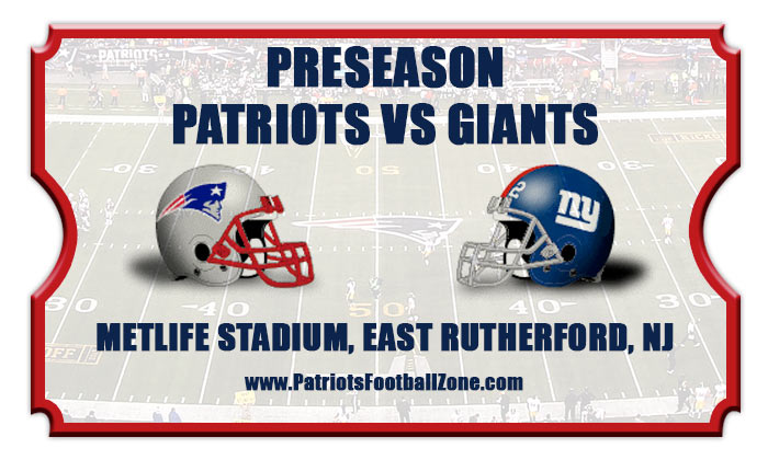 2025 Patriots Vs Giants