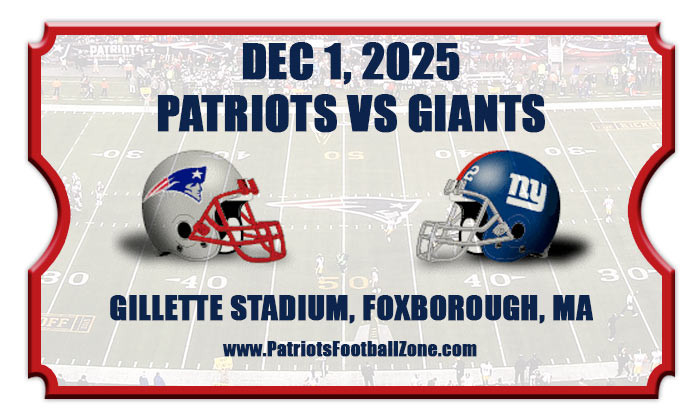 2025 Patriots Vs Giants