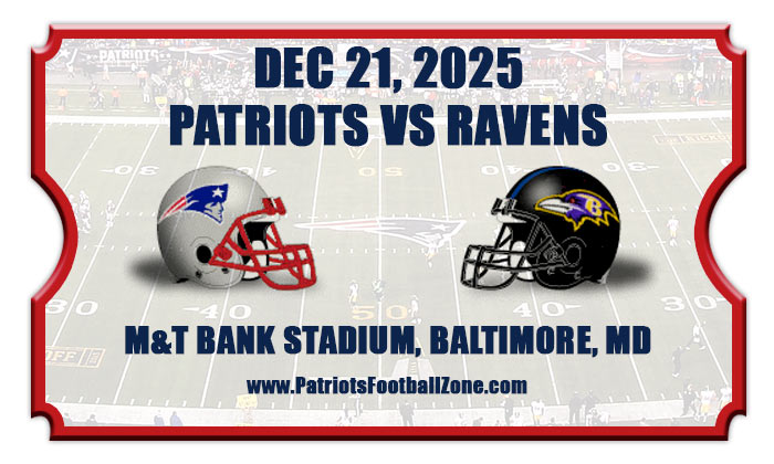 2025 Patriots Vs Ravens